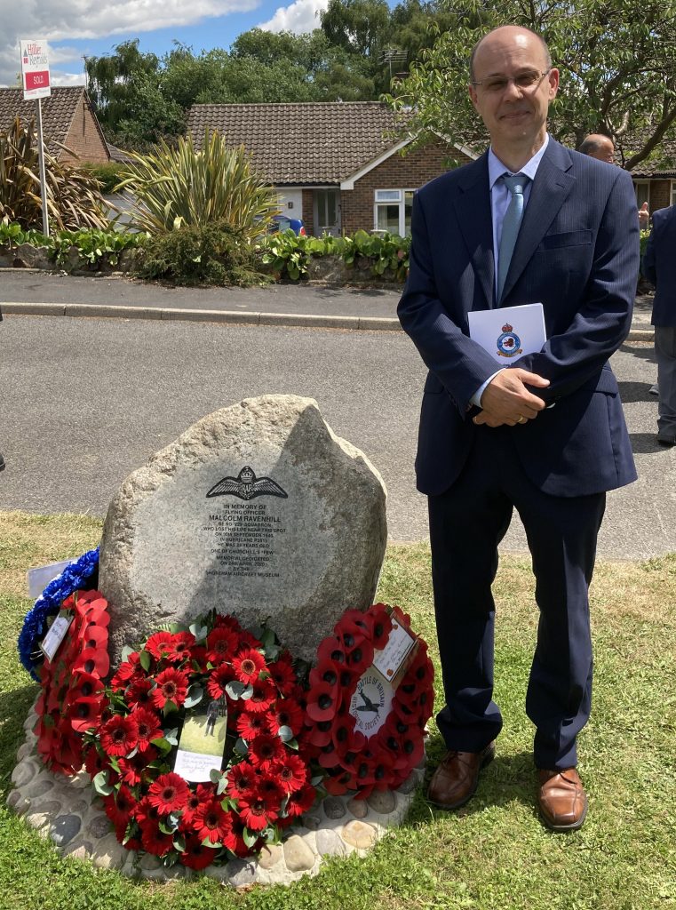 Ightham memorial stone, 1st July 2022